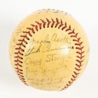 1951 World Series Champions New York Yankees Team Signed Ball: 26 Signatures Including Bill Dickey, Johnny Mize and Case