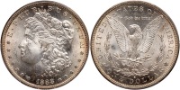 1888-S. Morgan Dollar. PCGS graded MS63