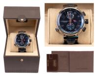 Men's 18K White Gold Louis Vuitton Tambour "Regate" (Louis Vuitton Cup) Chronograph Watch with Original Presentation Box