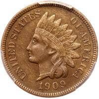 1909-S Indian Head 1C PCGS EF45