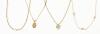 Four Petite Ladies 14K Yellow Gold Necklaces, Two with Pearls - 2