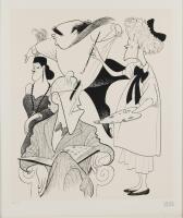 Hirschfeld, Al. "You Can't Take it With You" Signed & Numbered Lithograph.