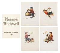 WITHDRAWN - Norman Rockwell Color Collotype, Four Seasons 1956 Suite