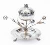 Wonderful Antique Silver Spice Container, a Besamim, in the Shape of a Pomegranate, Middle 19th Century.