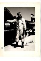 Scarce Signed Photo of Test Pilot Joe Walker in front of an X-15. Celebrated Test Pilot who Held the Altitude Record of 67 Miles