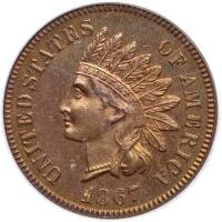 1867 Indian Head 1C