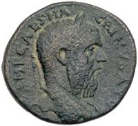 Macrinus. AE 26 (10.39 g), AD 217-218 VF