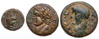 3-piece lot of Ascalon (Ashkelon) Bronzes