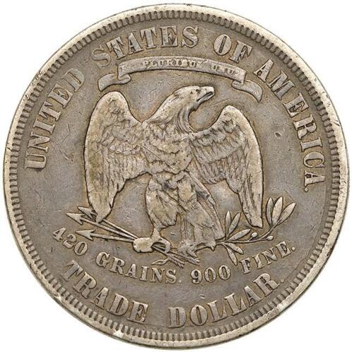1877 Trade $1 VF30