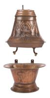 Chevrah Kadisha Burial Society Wash-Hands Set, 19th-Early 20th Century