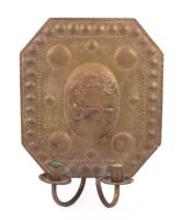 Brass Sabbath Wall Lamp, 19th Century