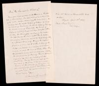 William Harrison Ainsworth: Rare Autographed Manuscript Signed, Opening Passages of THE LANCASHIRE WITCHES Published 184